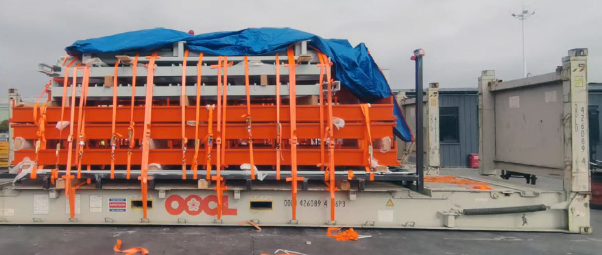 Негабаритное оборудование доставлено из Шанхая в Сингапур